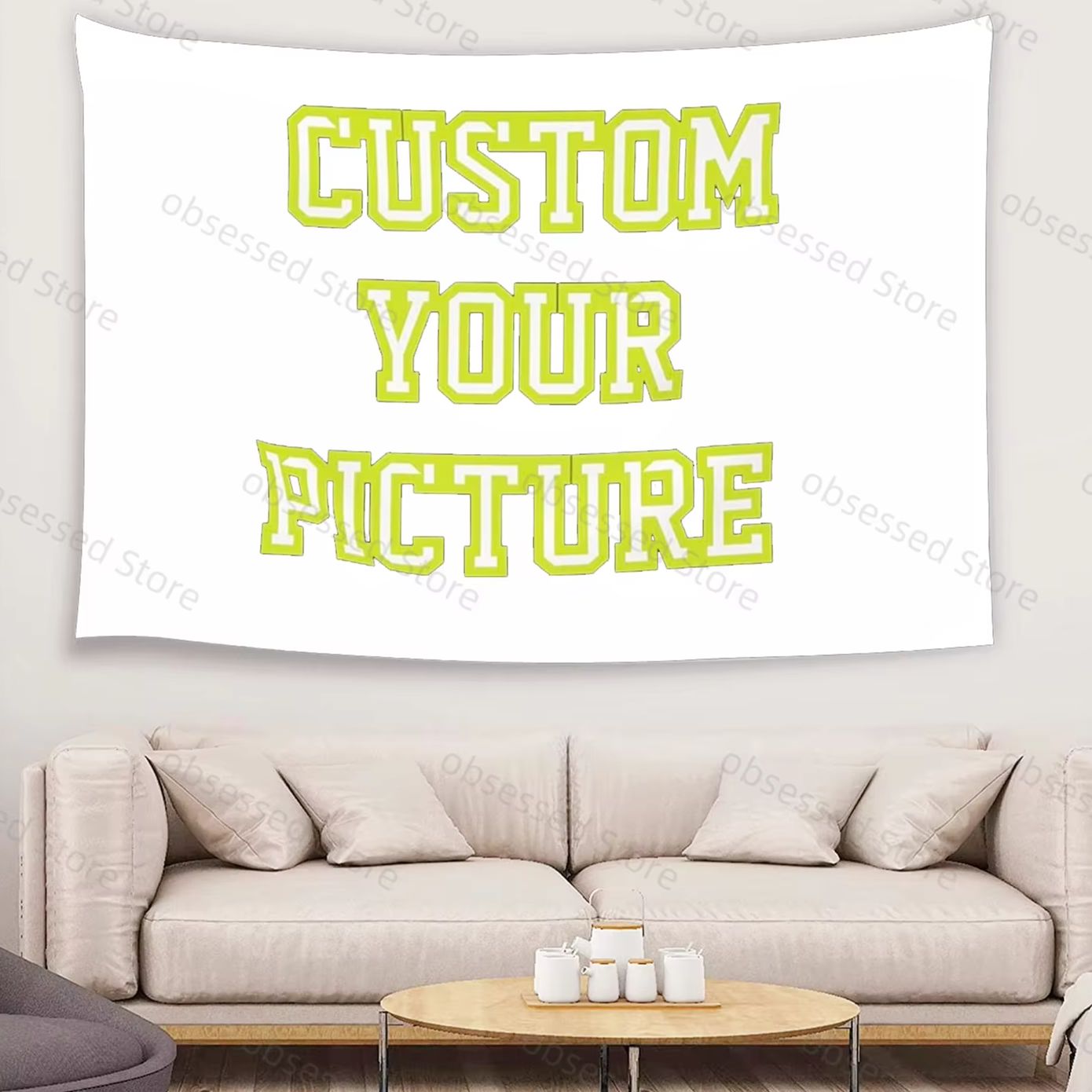 Home Textiles Products - การพิมพ์ผ้าทอแบบกำหนดเองสำหรับรูปภาพของคุณ, ของตกแต่งผนังห้อง, การปรับแต่งผ้าทอ, ผลิตภัณฑ์สิ่งทอสำหรับบ้าน