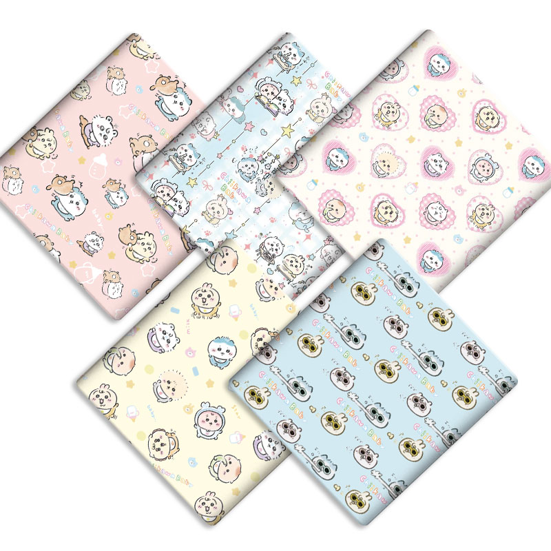 Home Textiles Curtains - ผ้าลายการ์ตูน 140x50 ซม. ผ้าฝ้าย ผ้าปะติดปะต่อ ผ้าสำหรับเด็ก