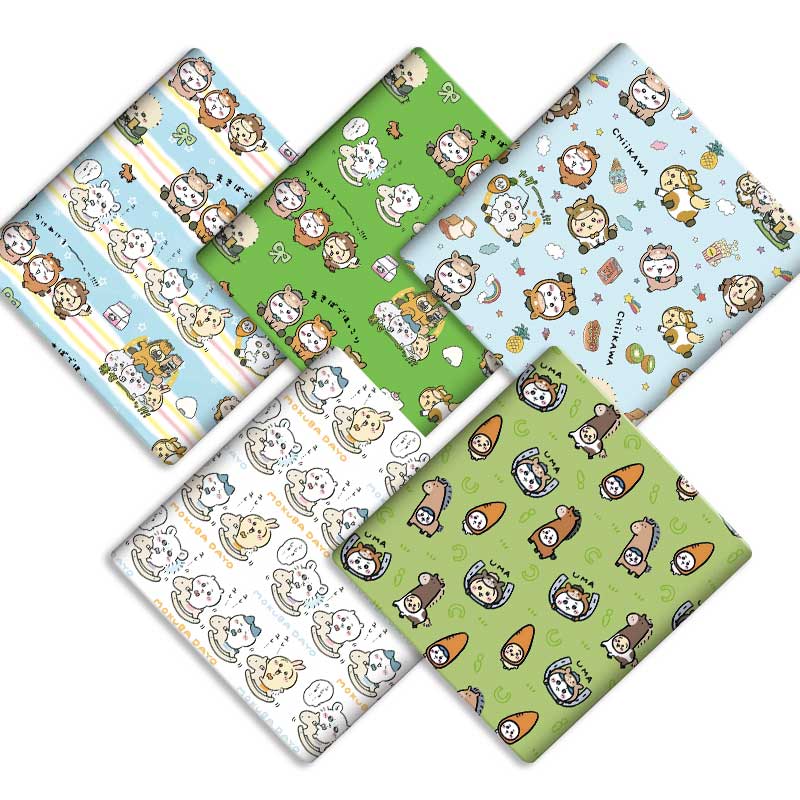 Home Textiles Curtains - ผ้าลายการ์ตูน 140x50 ซม. ผ้าฝ้าย ผ้าปะติดปะต่อ ผ้าสำหรับเด็ก