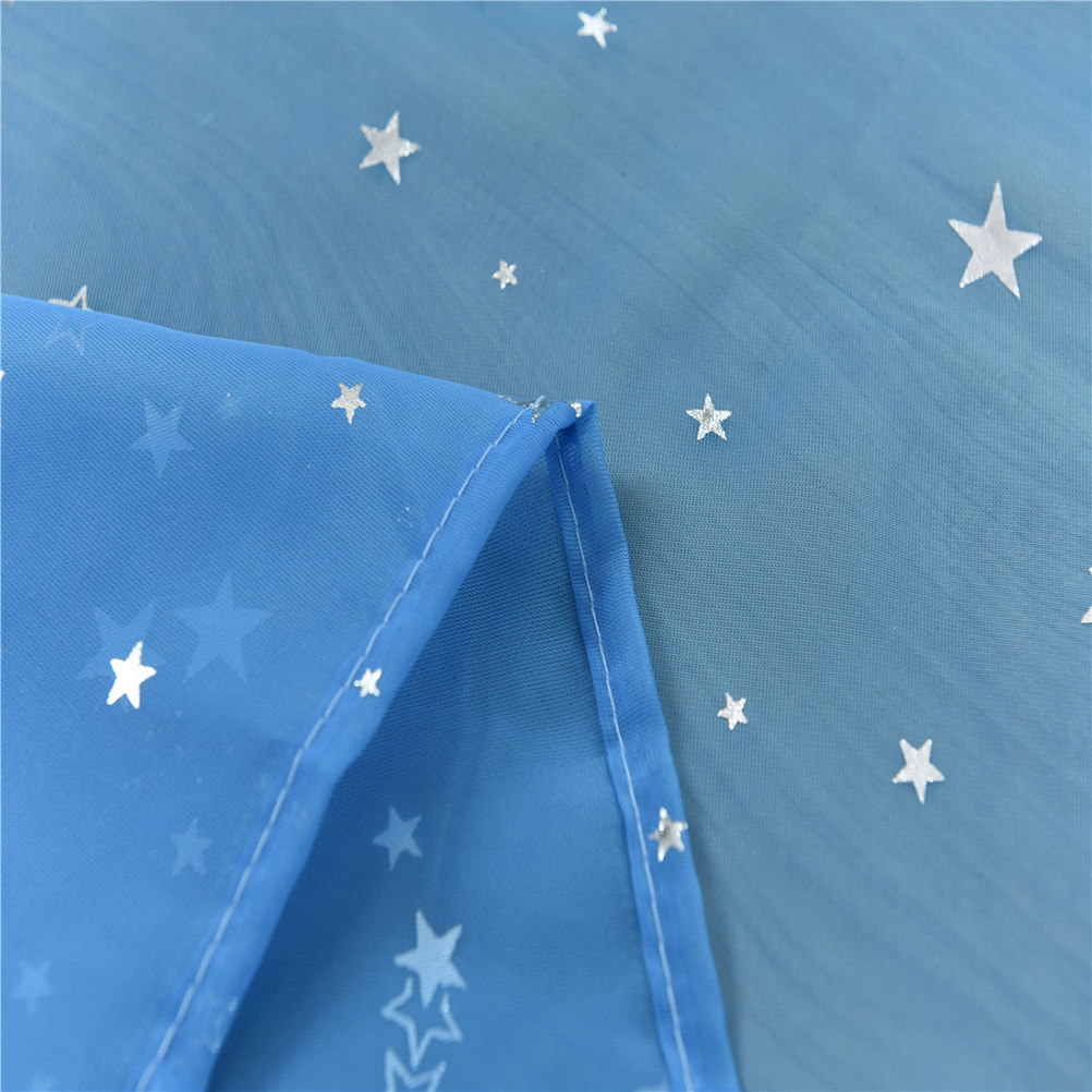 ผ้าม่านโปร่งลายดาวสีเงิน ขนาด  - Curtain Sheer Voile บทวิจารณ์และราคา