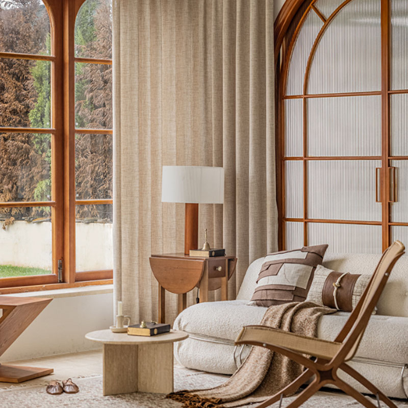 ผ้าม่านโปร่งแสงสไตล์ญี่ปุ่น 1/ - Home Textiles Curtains บทวิจารณ์และราคา