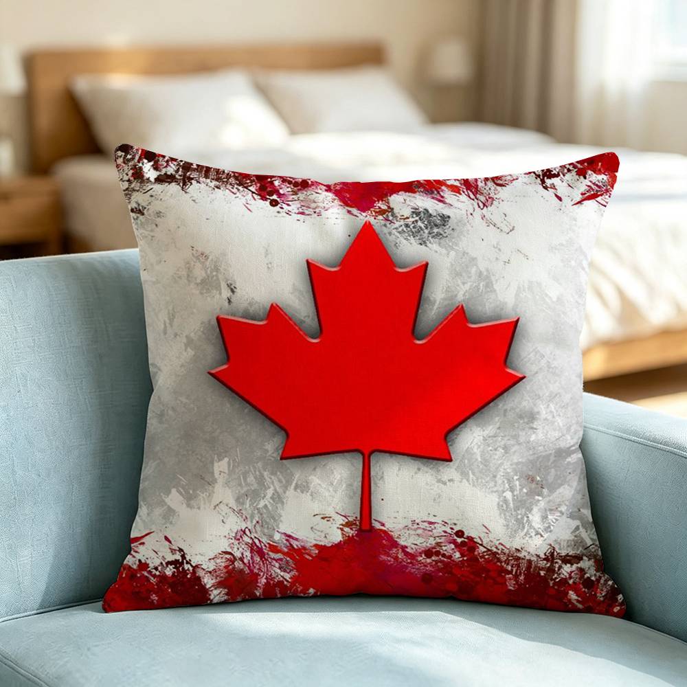 ปลอกหมอนลายธงชาติแคนาดา A-Aest - Home Textiles Canada บทวิจารณ์และราคา