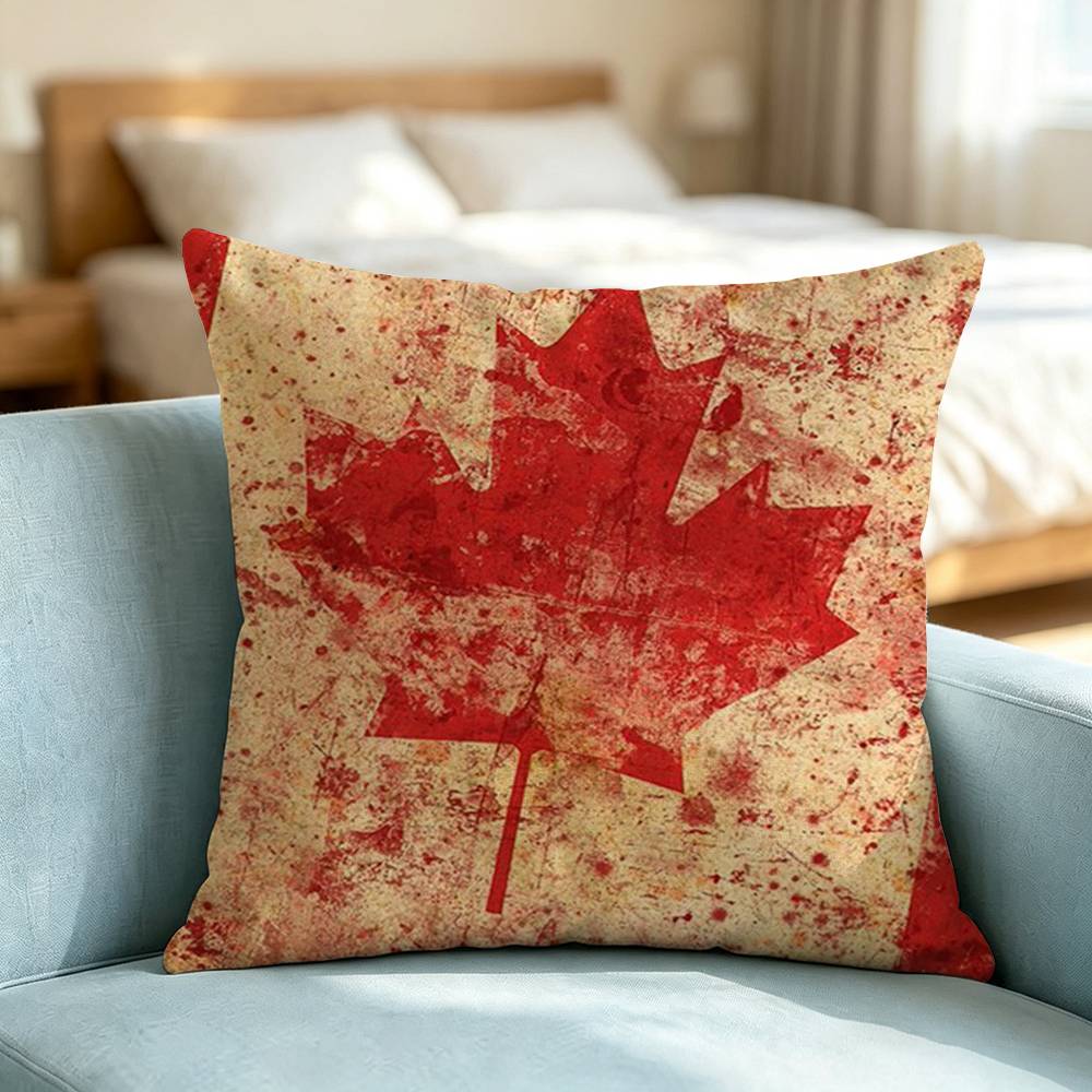 ปลอกหมอนลายธงชาติแคนาดา A-Aest - Home Textiles Canada บทวิจารณ์และราคา