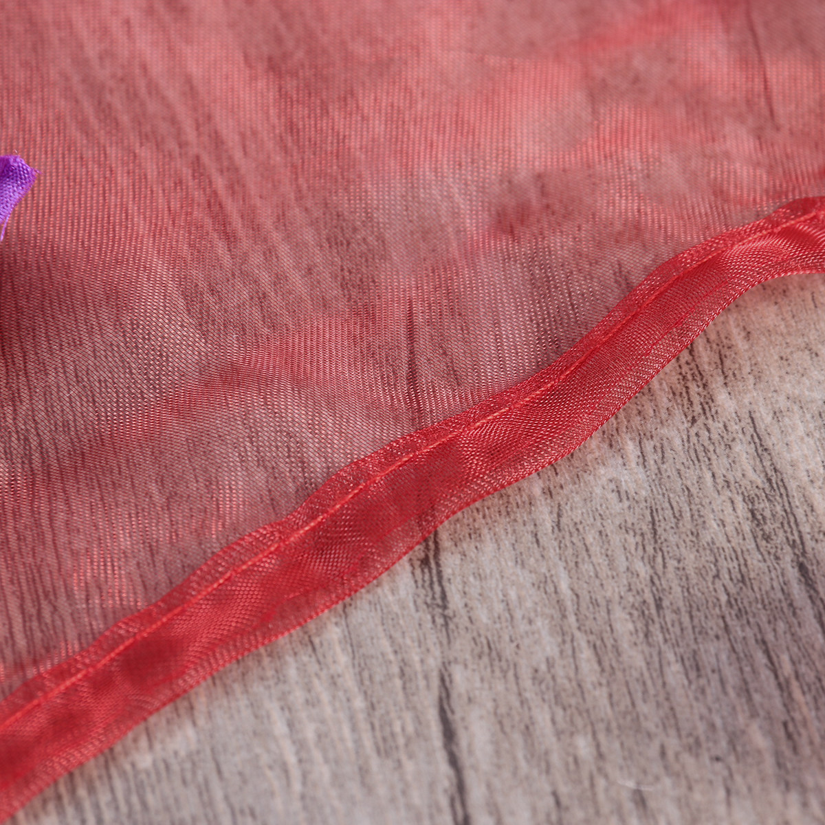 ผ้าม่านโปร่งแสงสีแดงล้วน ผ้าม่ - Curtain Sheer Voile บทวิจารณ์และราคา