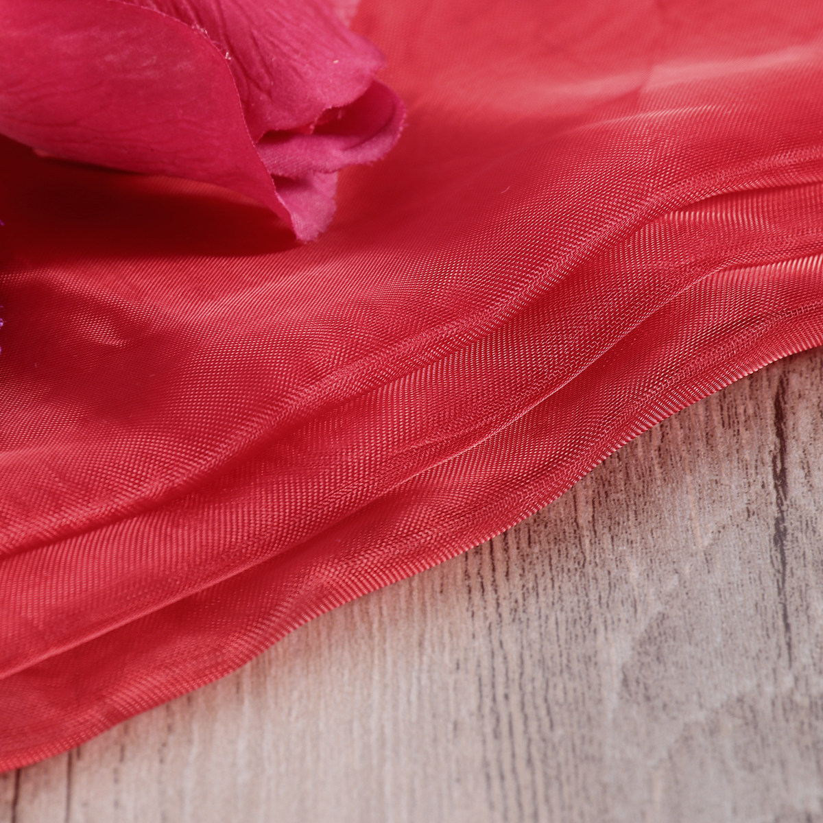 ผ้าม่านโปร่งแสงสีแดงล้วน ผ้าม่ - Curtain Sheer Voile บทวิจารณ์และราคา