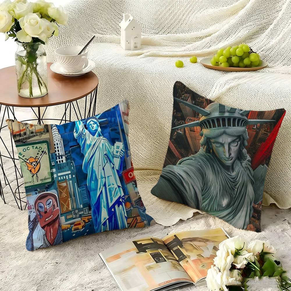 ปลอกหมอนลายภาพเมืองนิวยอร์ก ปล - Home Textiles City บทวิจารณ์และราคา