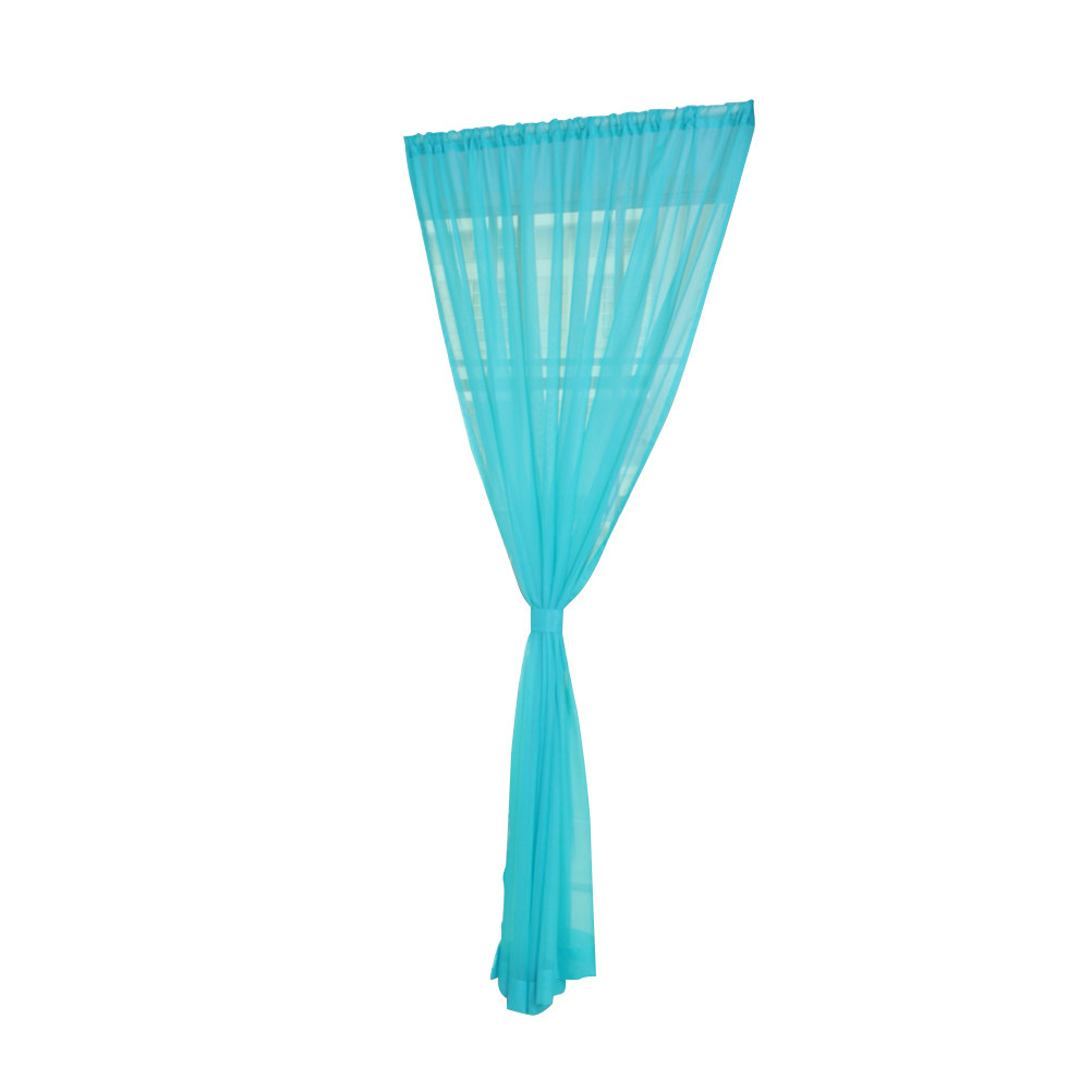 ผ้าม่านโปร่งแสงแบบโปร่งใส สำหร - Curtain Sheer Voile บทวิจารณ์และราคา
