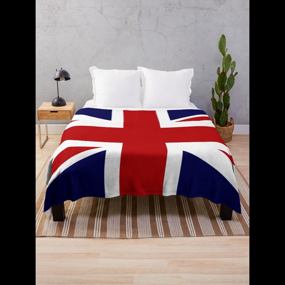 ผ้าห่มโยนธง Union Jack UK ระดั - Home Textiles Uk บทวิจารณ์และราคา