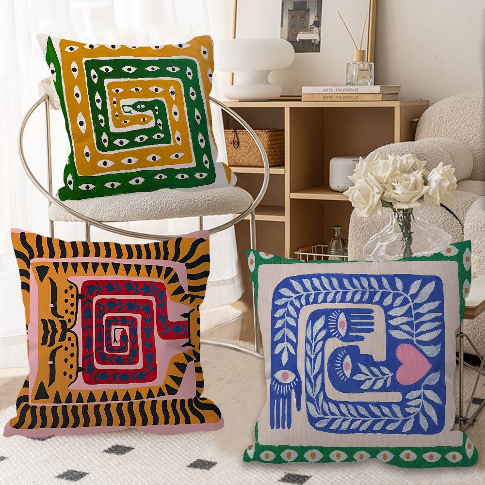 ปลอกหมอนอิงลายเสือและเสือดาวอี - Home Textiles Egypt บทวิจารณ์และราคา