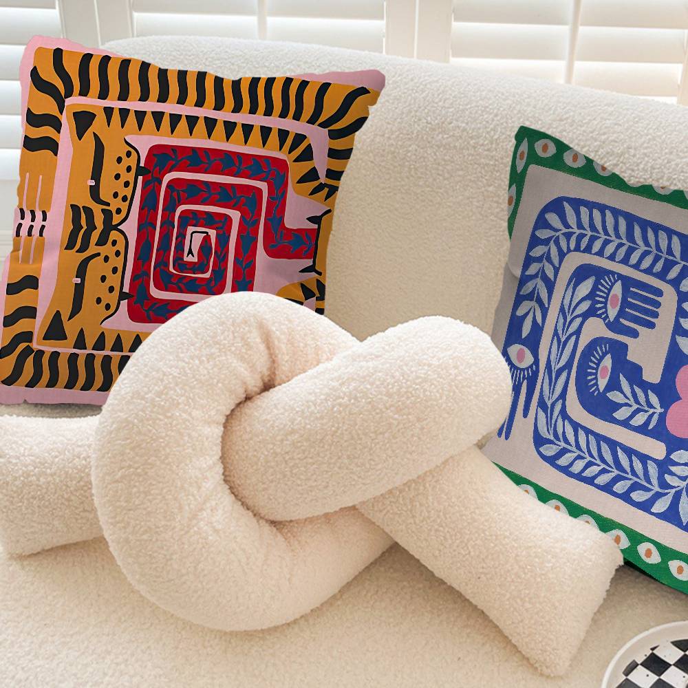 ปลอกหมอนอิงลายเสือและเสือดาวอี - Home Textiles Egypt บทวิจารณ์และราคา
