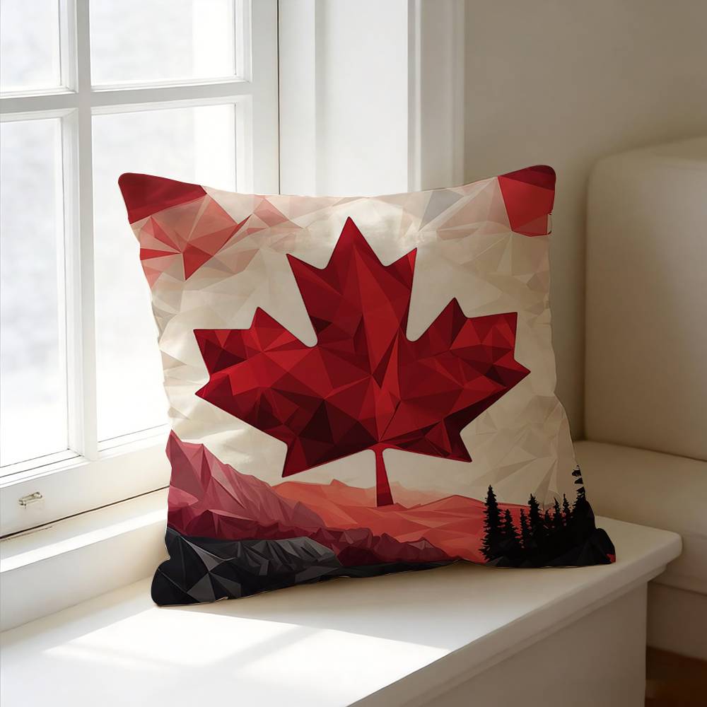 ปลอกหมอนพิมพ์ลายธงชาติแคนาดาแบ - Home Textiles Canada บทวิจารณ์และราคา