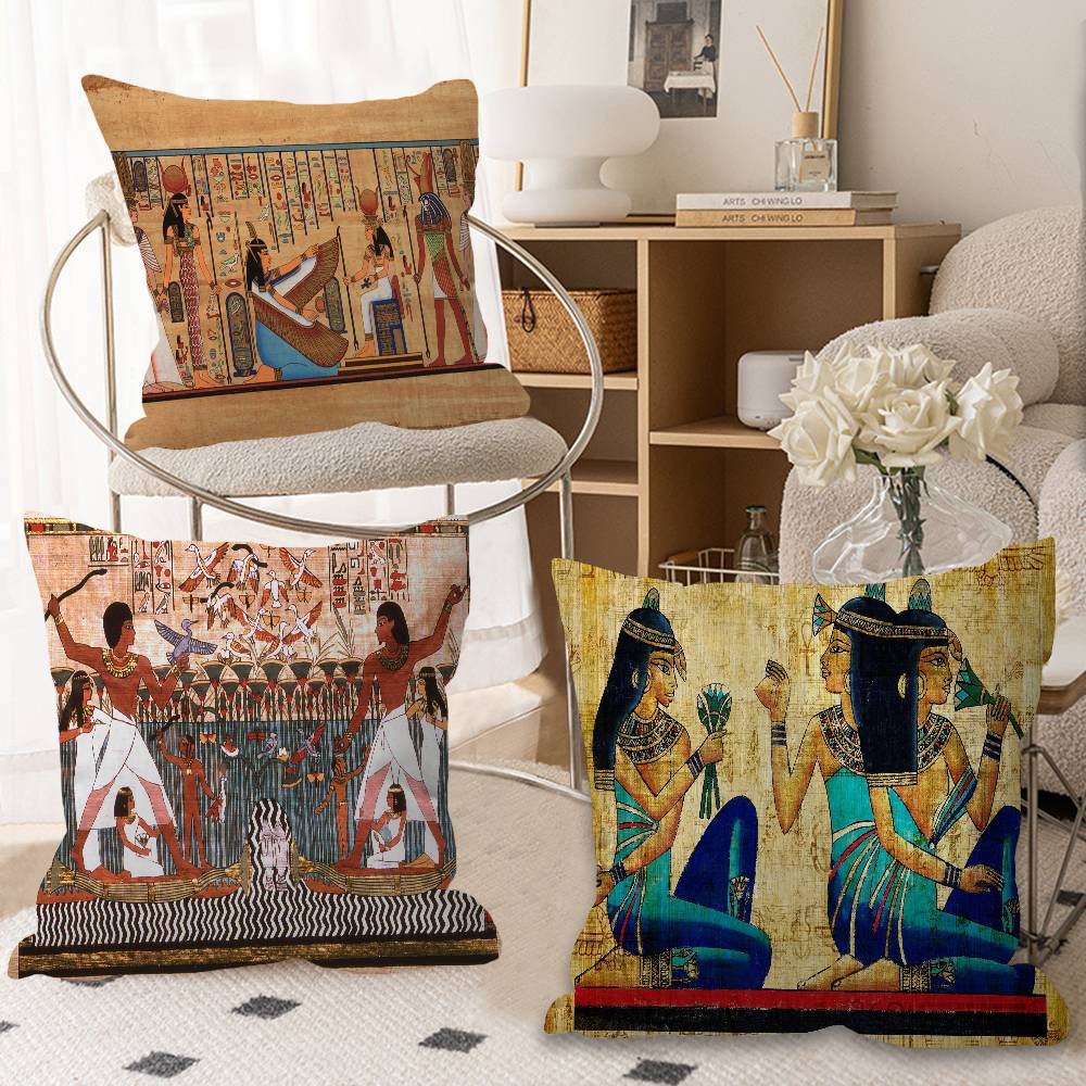 อียิปต์โบราณ ปลอกหมอนอิงสไตล์อ - Home Textiles Egypt บทวิจารณ์และราคา