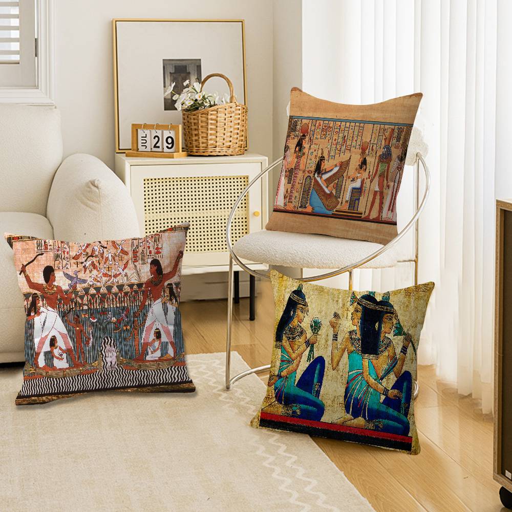 อียิปต์โบราณ ปลอกหมอนอิงสไตล์อ - Home Textiles Egypt บทวิจารณ์และราคา