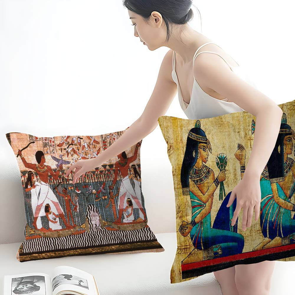 อียิปต์โบราณ ปลอกหมอนอิงสไตล์อ - Home Textiles Egypt บทวิจารณ์และราคา