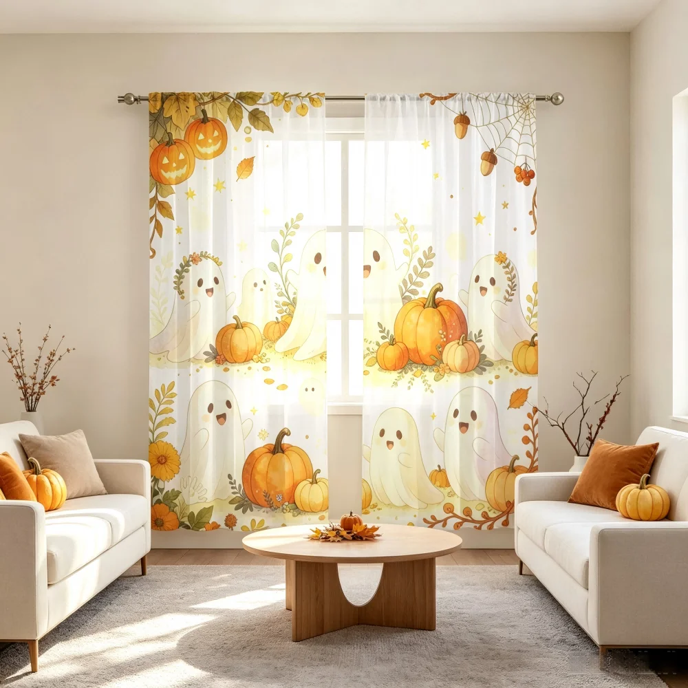 ม่านโปร่งแสงพิมพ์ลายดิจิทัล 2  - Curtain Sheer Voile บทวิจารณ์และราคา