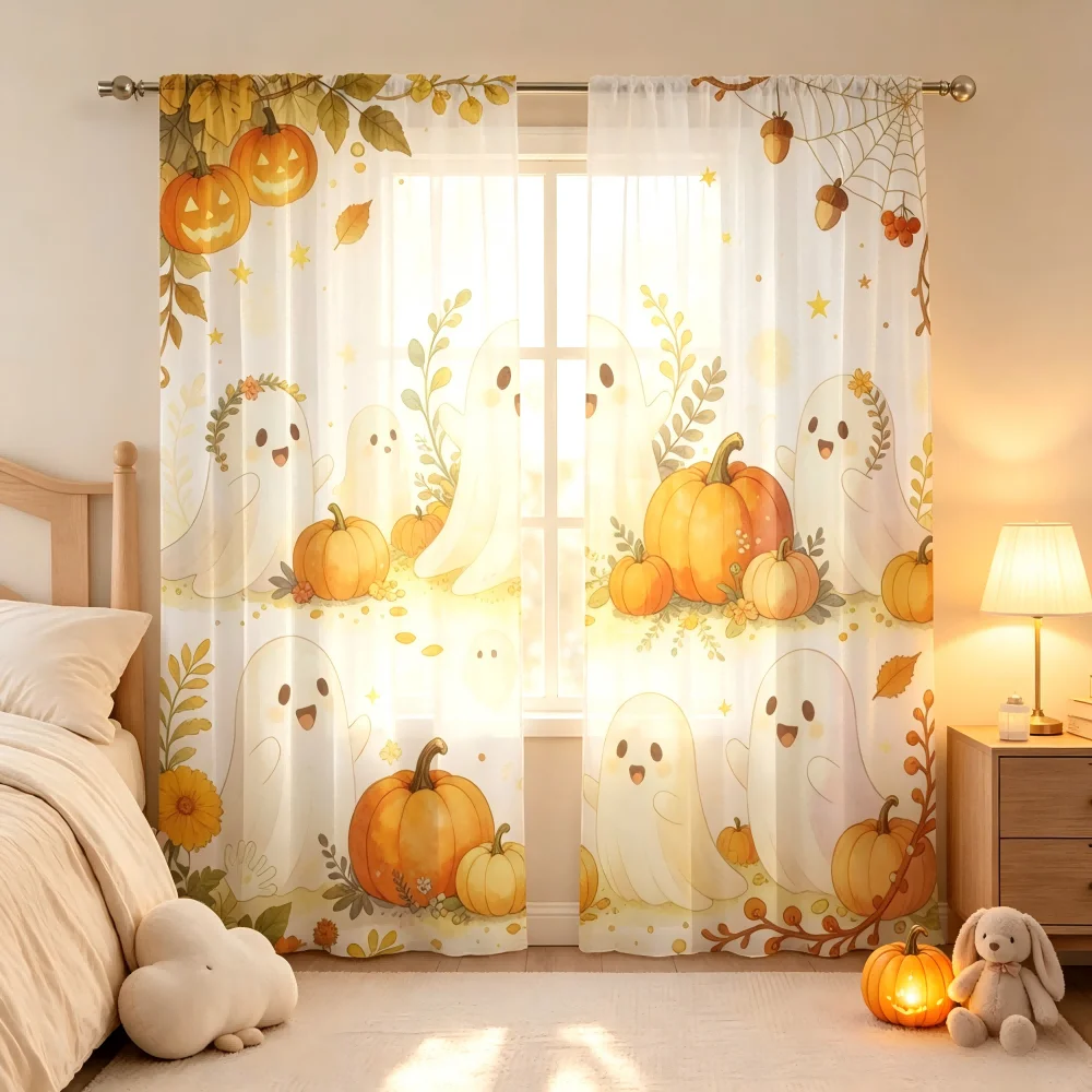 ม่านโปร่งแสงพิมพ์ลายดิจิทัล 2  - Curtain Sheer Voile บทวิจารณ์และราคา